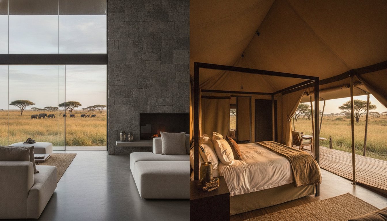 Kenya Safari Lodges vs. Tented Camps: A Complete 2026 Comparison Guide